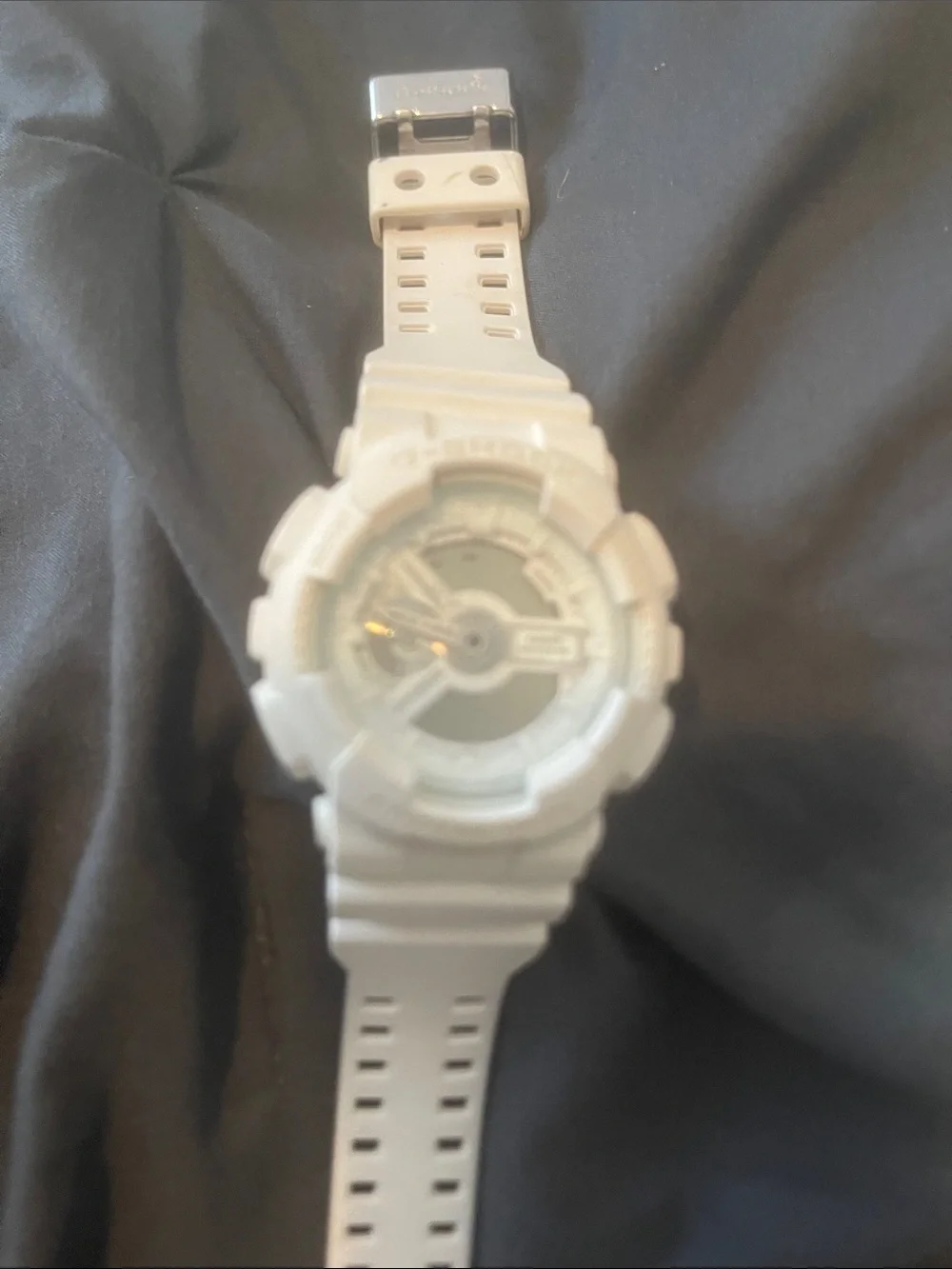 G-Shock White Resin Digital Analog Sport Watch